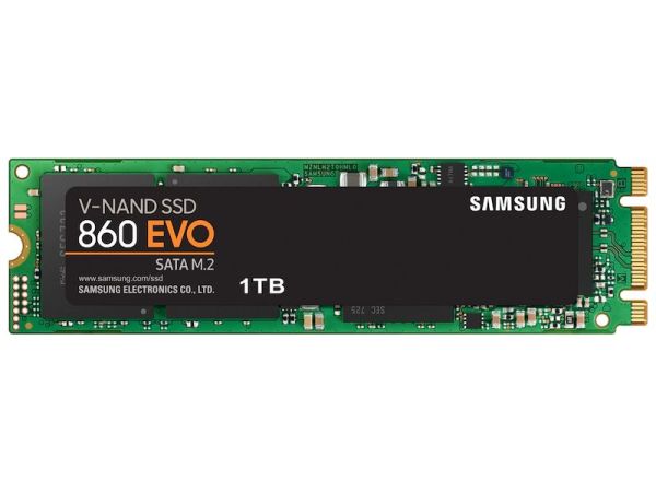MZ-N6E1T0BW Samsung 860 EVO Series 1TB Multi-Level-Cell SATA 6Gb/s V-NAND M.2 2280 Solid State Drive