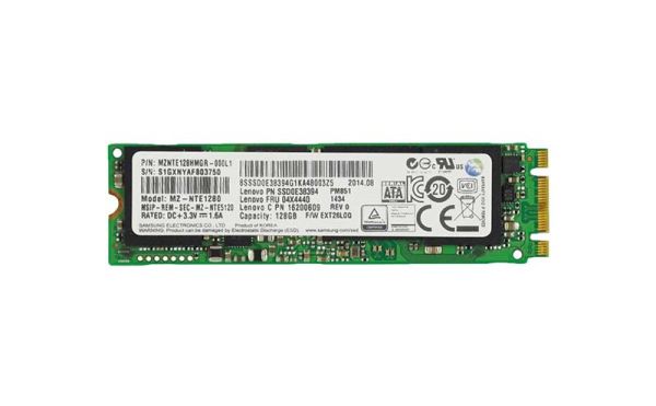 MZ-NTE1280 Samsung PM851 Series 128GB Triple-Level Cell (TLC) SATA 6Gb/s M.2 2280 Solid State Drive