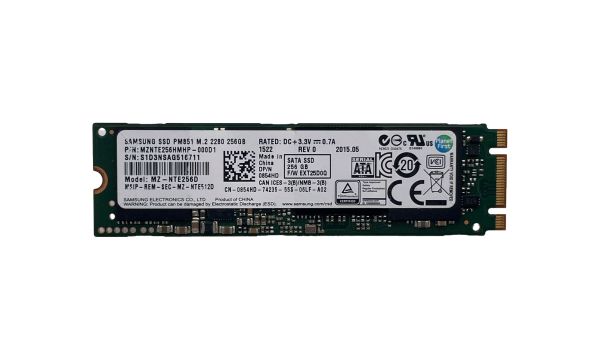 MZ-NTE256D Samsung 256GB PCI-e M.2 Solid State Drive