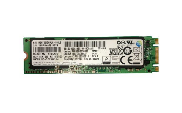 MZ-NTE5120 Samsung PM851 512GB SATA M.2 Solid State Drive
