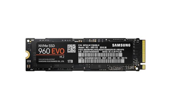 MZ-V6E1T0BW Samsung 960 EVO 1TB Triple-Level-Cell PCI-Express 3.0 x4 NVMe M.2 2280 Solid State Drive