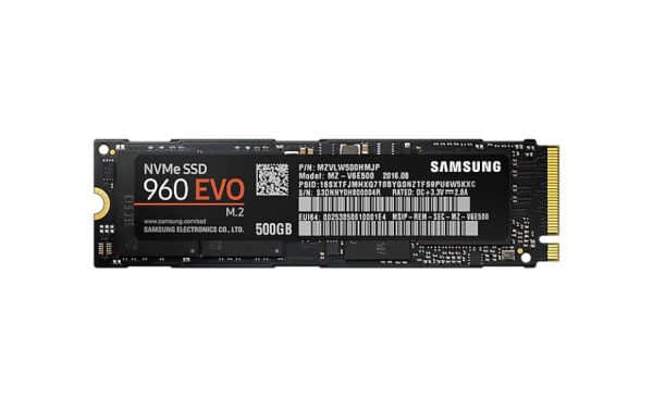 MZ-V6E500BW Samsung 960 EVO 500GB PCI-Express M.2 Solid State Drive