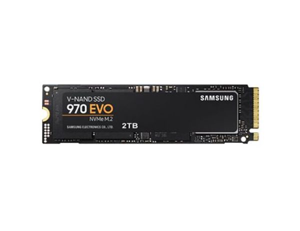 MZ-V7E2T0E Samsung 970 EVO 2TB Multi-Level-Cell PCI Express Gen 3.0 x4 NVMe M.2 2280 2GB Cache Solid State Drive