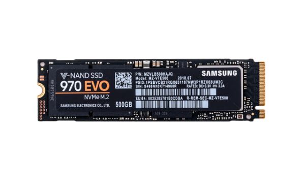 MZ-V7E500 Samsung 970 EVO 500GB Triple-Level Cell (TLC) PCI Express 3.0 x4 NVMe M.2 2280 Solid State Drive