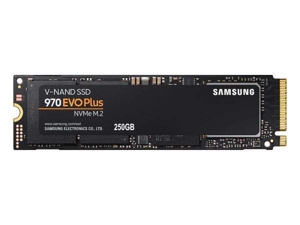 MZ-V7S250B/AM Samsung 970 EVO Plus 250GB Multi-Level Cell PCI Express Gen 3.0 x4 NvMe V-NAND M.2 2280 Solid State Drive
