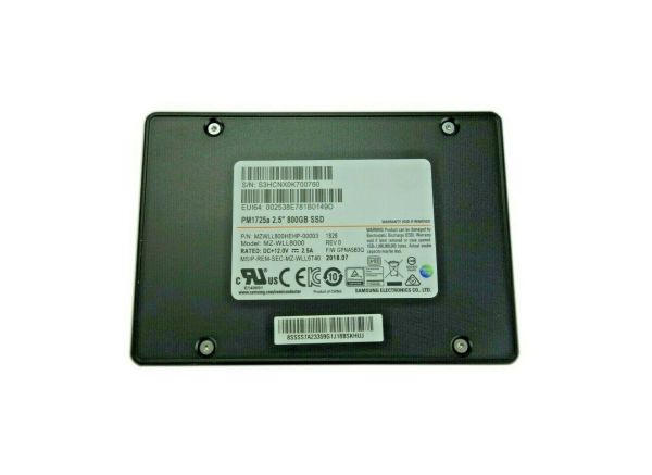 MZ-WLL8000 Samsung 800GB Triple-Level Cell (TLC) PCI Express 3.0 x4 NVMe 2.5-inch Solid State Drive