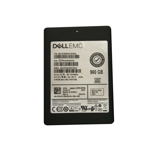 MZ7KH960HAJRAD3 Samsung SM883 Series 960GB Multi-Level Cell SATA 6Gb/s 2.5-Inch Solid State Drive