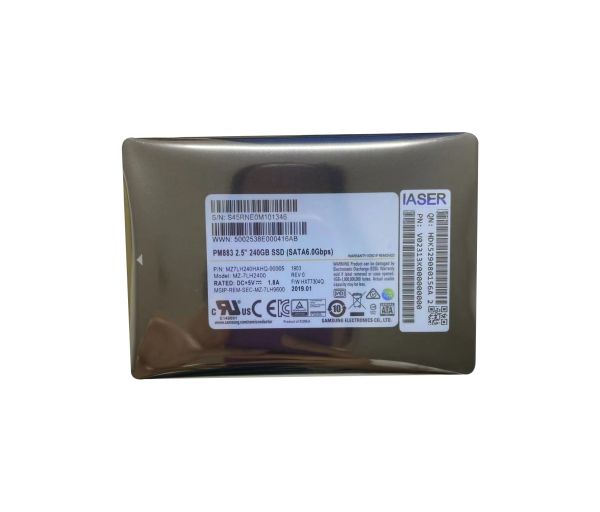 MZ7LH240HAHQ-0005 Samsung PM883 40GB Triple-Level Cell SATA 6Gb/s 2.5-inch Solid State Drive