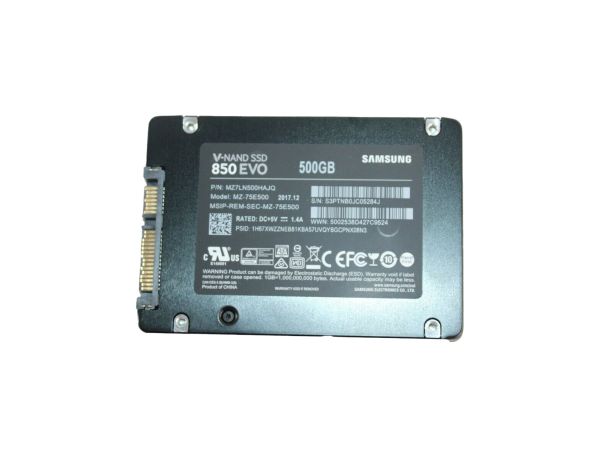 MZ7LN500HAJQ Samsung 850 EVO 500GB SATA 6Gb/s 2.5-inch Solid State Drive