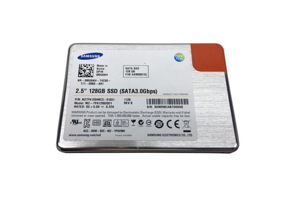 MZ7PA128HMCD Samsung 128GB SATA 3.0Gb/s 2.5-inch Hot-Swappable Solid State Drive