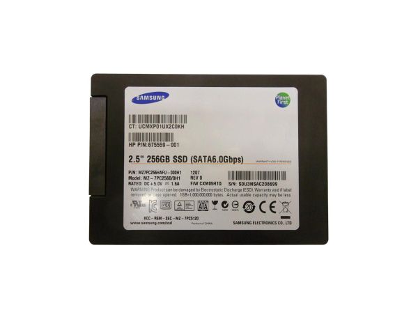 MZ7PC256HAFU-000D1 Samsung PM830 256GB SATA 6Gbp/s 2.5-inch MLC Solid State Drive