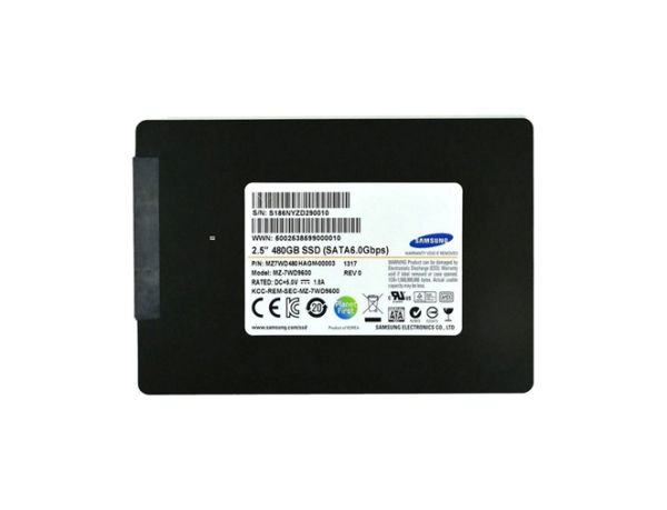 MZ7WD480HAGM Samsung SM843T 480GB Multi-Level Cell SATA 6Gb/s Write Intensive 2.5-inch Solid State Drive