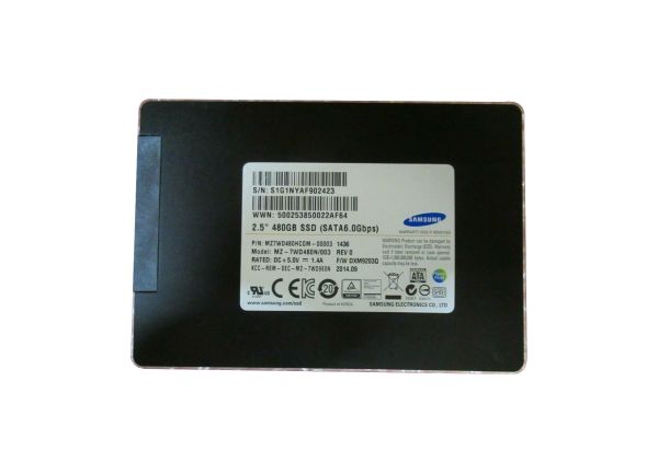 MZ7WD480HCGM-00003 Samsung Enterprise SM843T 480GB SATA 6GB/s 2.5-inch MLC Solid State Drive