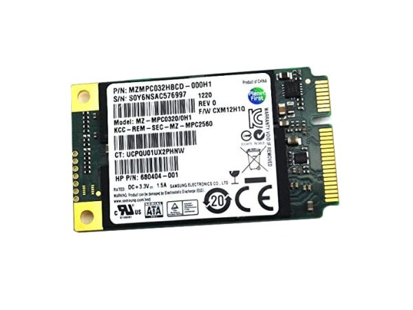 MZMPC032HBCD-000H1 Samsung 32GB SSD mSATA Solid State Drive