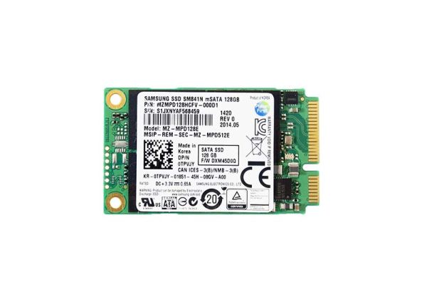 MZMPD128HCFV-000D1 Samsung SM841n Series 128GB Multi-Level Cell (MLC) SATA 6Gb/s mSATA Solid State Drive