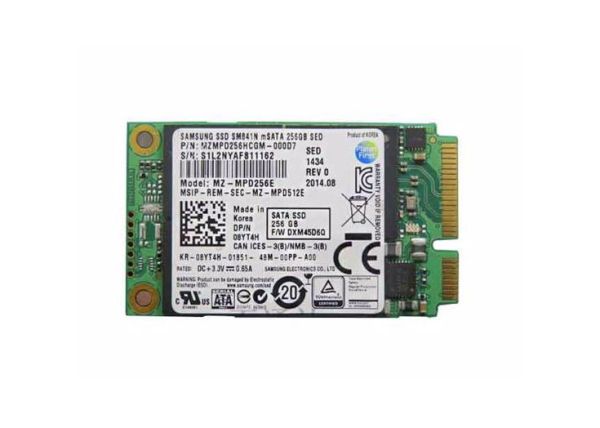 MZMPD256HCGM Samsung SM841 Series 256GB Multi-Level Cell SATA 6Gb/s mSATA Solid State Drive