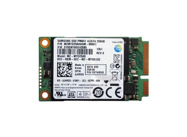 MZMTD256HAGM Samsung 256GB SATA mSATA 6GB/s 1.8-inch Solid State Drive