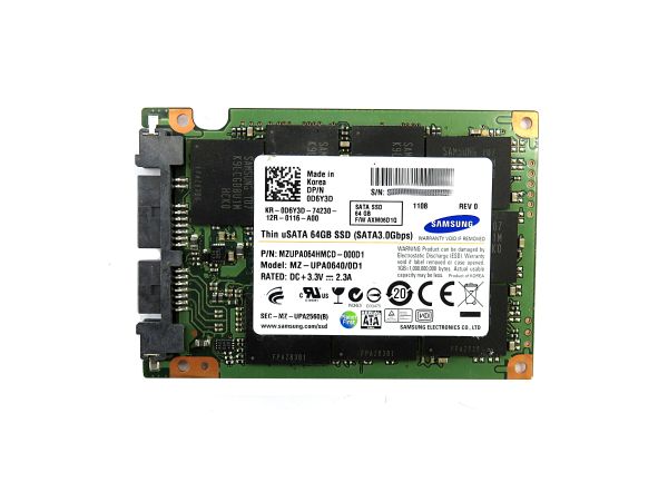 MZUPA064HMCD Samsung 64GB SATA 1.8-inch Solid State Drive