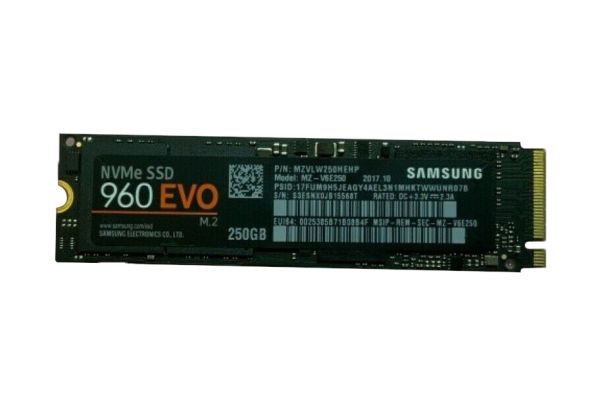 MZVLW250HEHP Samsung 960 EVO Series 250GB PCI Express NVMe 3.0 x4 M.2 2280 Solid State Drive