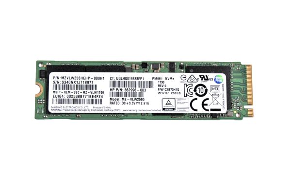 MZVLW256HEHP-000H1 Samsung 256GB Multi-Level Cell PCI Express NVMe 3.0 x4 M.2 2280 Solid State Drive