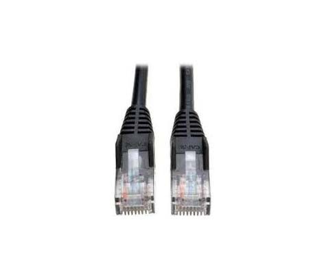 N001-025-BK Tripp Lite 25ft Cat5e 350MHz Snagless Molded UTP Patch Cable M/M - Black