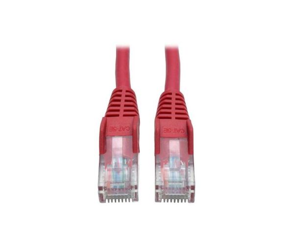 N001-025-RD Tripp Lite 25ft Cat5e 350MHz Snagless Molded UTP Patch Cable M/M - Red