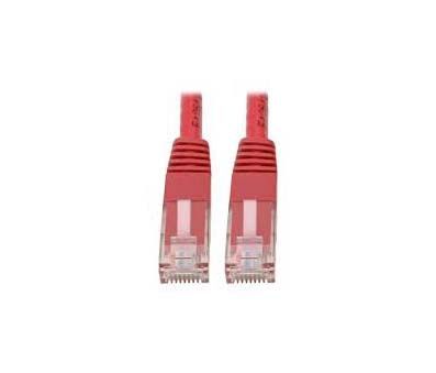 N200-003-RD Tripp Lite 0.91m 24AWG 550 MHz/1Gb/s Premium Cat5/5e/6 Gigabit Molded Patch Cable M/M - Red