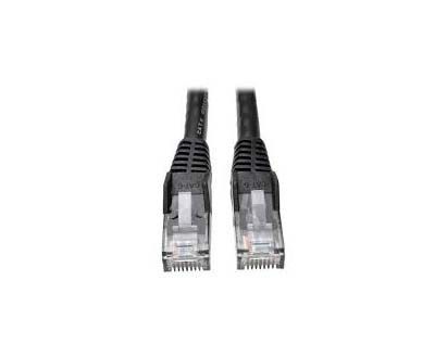 N201-003-BK Tripp Lite 3ft Cat6 Gigabit Snagless Molded UTP Patch Cable M/M - Black