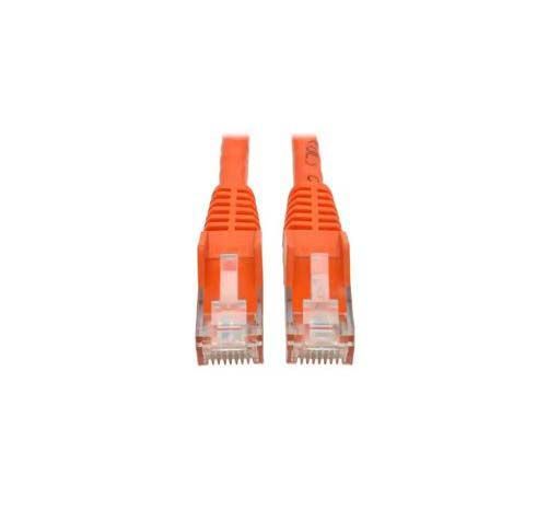 N201-005-OR Tripp Lite 5ft Cat6 Gigabit Snagless Molded Patch Cable M/M - Orange