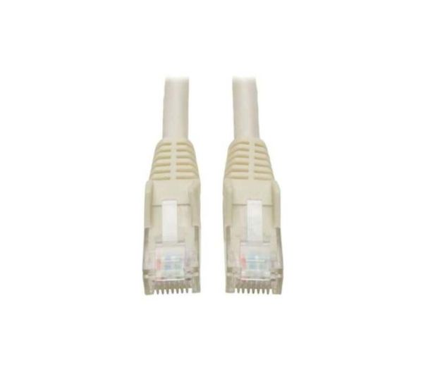 N201-005-WH Tripp Lite 5ft Cat6 Gigabit Snagless Molded Patch Cable M/M - White