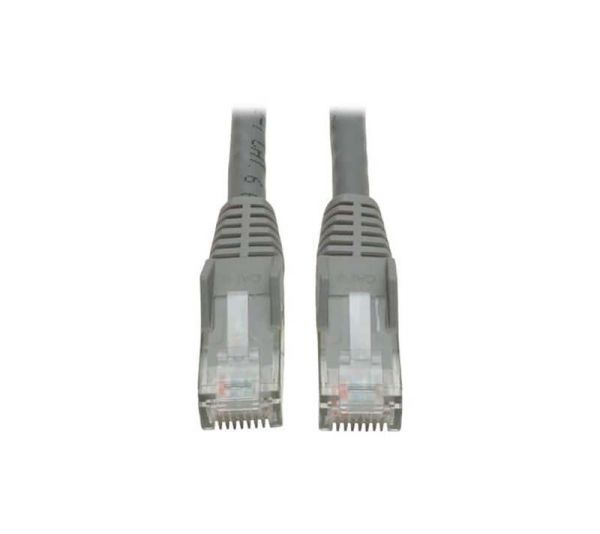 N201-020-GY Tripp Lite 20ft Cat6 Gigabit Snagless Molded Patch Cable M/M - Gray