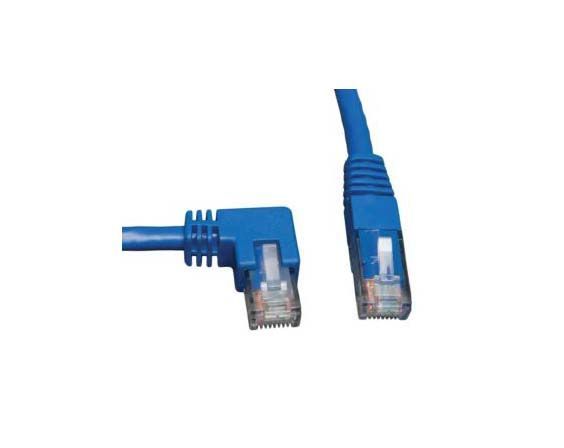 N204-003-BL-LA Tripp Lite 0.91m Cat6 Gigabit Molded Patch Cable (RJ45 Left Angle M to RJ45 M) - Blue