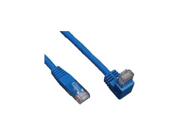 N204-005-BL-DN Tripp Lite 1.52m Cat6 Gigabit Molded Patch Cable (RJ45 Right Angle Down M to RJ45 M) - Blue