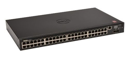 N2048P Dell Networking N2048P 48 x Ports 10/100/1000 PoE+ + 2 x Ports 10 Gigabit SFP+ Gigabit Ethernet Rack-mountable Ethernet Switch