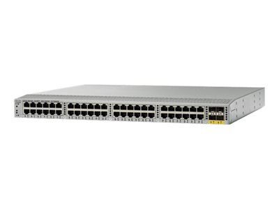 N2248TP-E-FD-BUN Cisco Nexus 2000 Series 2248TP-E 48 x Ports 1000Base-T RJ-45 + 4 x Ports 10GbE SFP+ Rack-mountable Gigabit Ethernet Fabric Extender Standard Airflow Pack Expansion Module