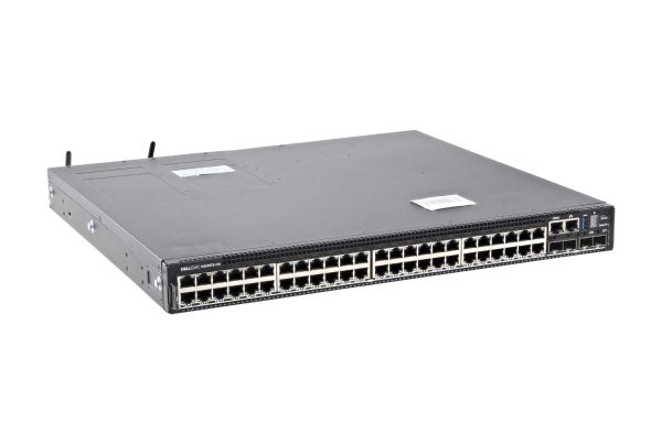 N3248TE-ONR Dell PowerSwitch N3200-ON N3248TE-ON 48 x Ports 10/100/1000Base-T + 4 x SFP+ Ports + 2 x QSFP28 Ports Layer 3 Managed 1U Rack-Mountable Gigabit Ethernet Network Switch