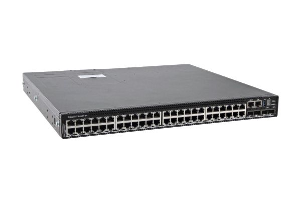 N3248X-ONF Dell PowerSwitch N3200-ON N3248X-ON 48 x Ports 10/100Base-TX + 2 x QSFP28 Ports Layer 3 Managed 1U Rack-Mountable Gigabit Ethernet Network Switch