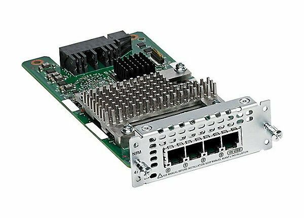 NIM-4FXS Cisco 4 x Ports FXS Network Voice Interface Card for 4451-X Integrated Services Routers