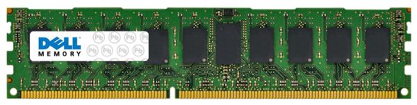 NN876 Dell 4GB DDR3-1333MHz PC3-10600 ECC Registered CL9 240-Pin DIMM 1.35V Low Voltage Dual Rank Memory Module