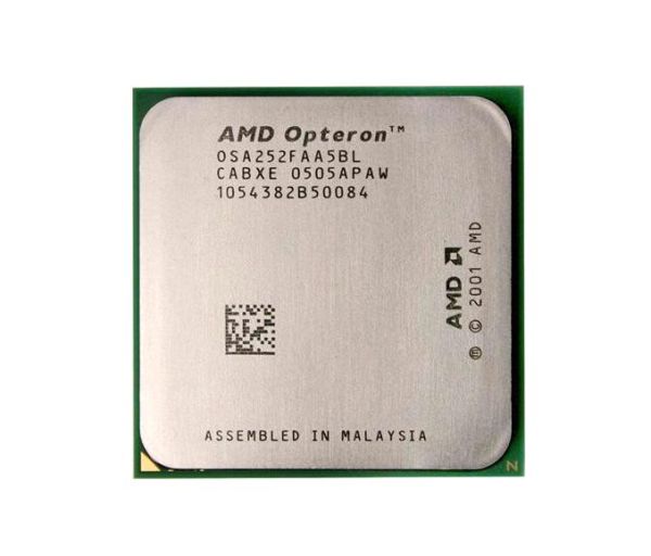 OSA252FAA5BL AMD Opteron 252 Single-core (1 Core) 2.60GHz 1000MHz FSB 1MB L2 Cache Socket 940 Processor