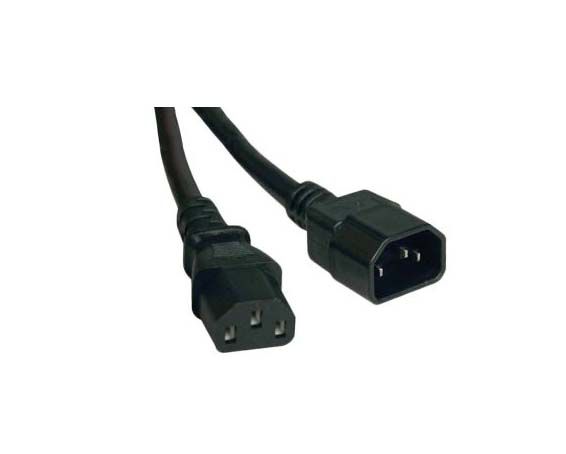 P004-004 Tripp Lite 4ft Standard Computer Power Extension Cord Lead Cable, 10A, 18AWG (IEC-320-C14 to IEC-320-C13)