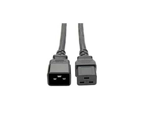 P036-002 Tripp Lite 2ft 20A 12AWG Heavy-Duty Power Extension Cord Lead Cable (IEC-320-C19 to IEC-320-C20)