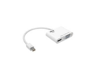 P137-06N-HV-V2W Tripp Lite video cable adapter 0.2 m Mini-DisplayPort HDMI/VGA White