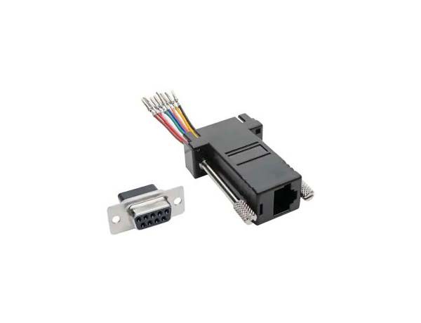 P440-89FF Tripp Lite cable gender changer DB9 RJ45 Black