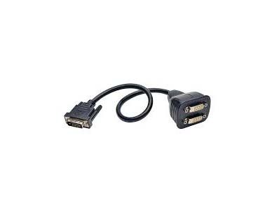 P564-001 Tripp Lite 0.31m DVI Y Splitter Cable, Digital Monitors (DVI-D M to 2x F)