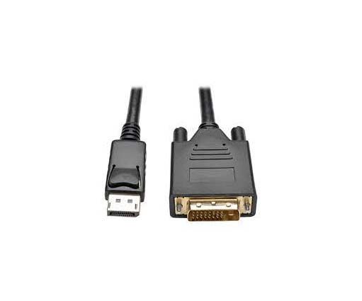 P581-006 Tripp Lite 1.83m DisplayPort to DVI Cable, Displayport with Latches to DVI-D Single Link Adapter M/M