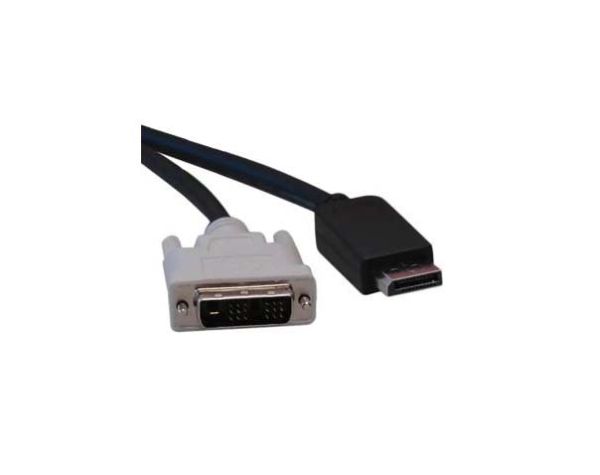 P581-010 Tripp Lite 10ft Displayport to DVI Cable, Displayport with Latches to DVI-D Single Link Adapter M/M