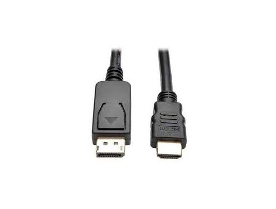 P582-006-V2 Tripp Lite 1.83m DisplayPort 1.2 to HDMI Adapter Cable, DP with Latches to HDMI M/M, UHD 4K x 2K/1080p
