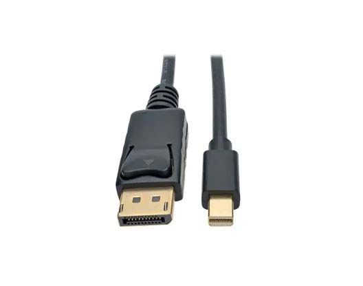 P583-010 Tripp Lite 3.05m Mini DisplayPort to DisplayPort 4K 30 Hz Adapter, DisplayPort 1.2, mDP to DP Cable M/M
