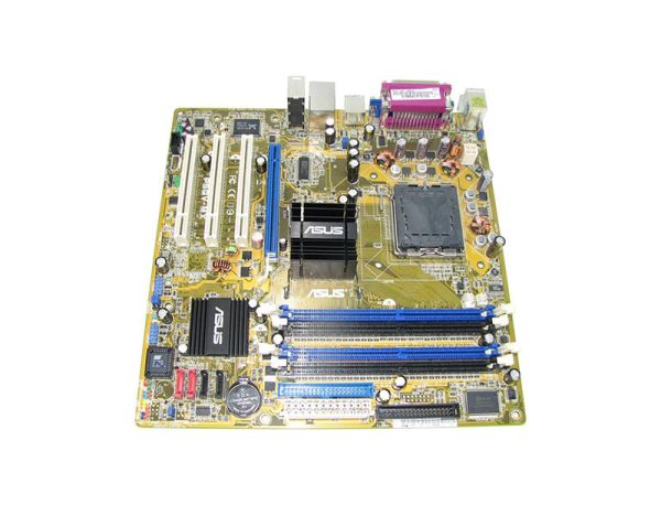 P5GV-MX Asus Socket LGA775 Intel 915GV + ICH6 Chipset Micro-ATX System Board (Motherboard) Supports Pentium 4 / Celeron Series DDR 4x DIMM